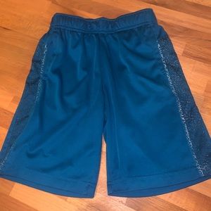 Blue boys athletic shorts